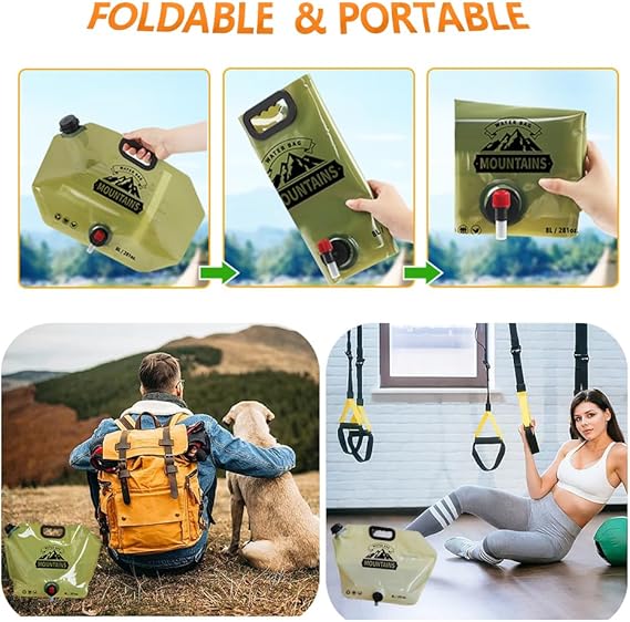 8L Portable Water Bag 